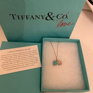 Return to Tiffany Double Heart Tag Pendant